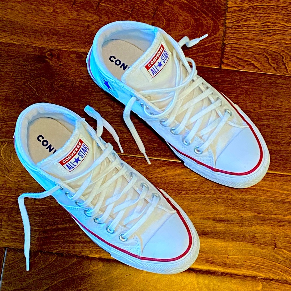Converse all star; white women size 7.5